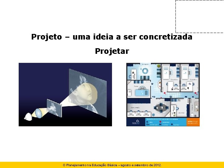 Projeto – uma ideia a ser concretizada Projetar O Planejamento na Educação Básica –