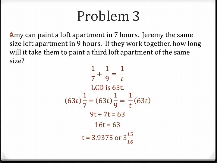 Problem 3 0 