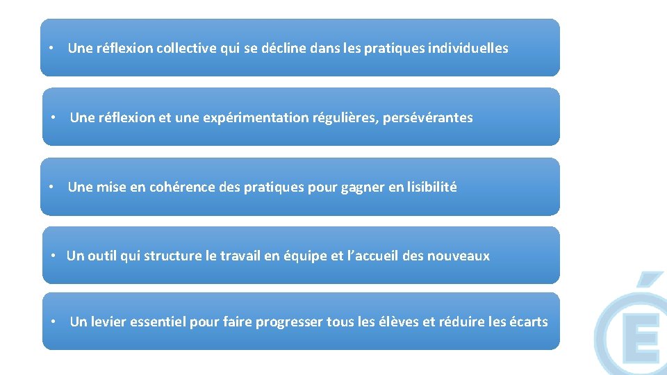 …. . formalisé, rangé et oublié • Un document administratif…. Une réflexion collective qui …. . formalisé, rangé et oublié • Un document administratif…. Une réflexion collective qui