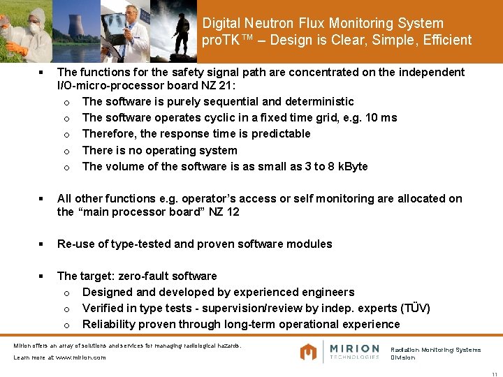 Digital Neutron Flux Monitoring System pro. TK™ – Design is Clear, Simple, Efficient §