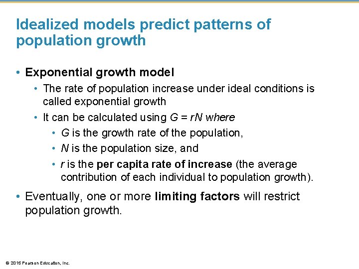 POPULATION STRUCTURE AND DYNAMICS 2015 Pearson Education Inc