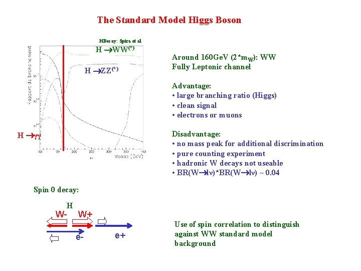 The Standard Model Higgs Boson HDecay: Spira et al H WW(*) H ZZ(*) Around