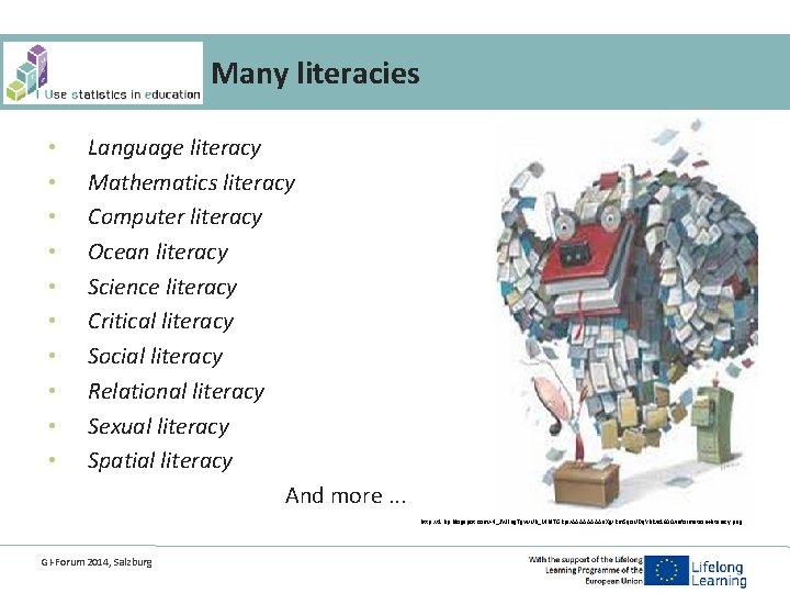 Many literacies • • • Language literacy Mathematics literacy Computer literacy Ocean literacy Science