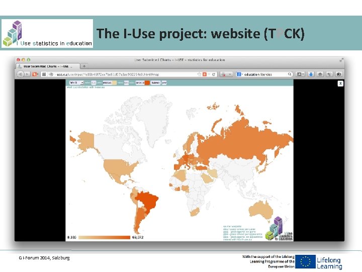 The I-Use project: website (TPCK) GI-Forum 2014, Salzburg 