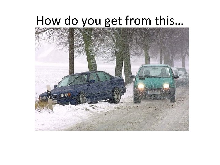 How do you get from this… 