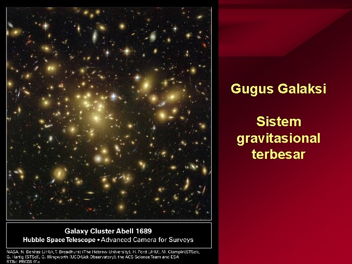 Gugus Galaksi Sistem gravitasional terbesar 