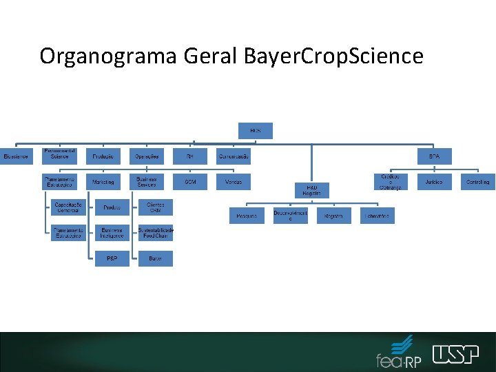Organograma Geral Bayer. Crop. Science 