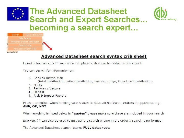 The Advanced Datasheet Search and Expert Searches… becoming a search expert… 