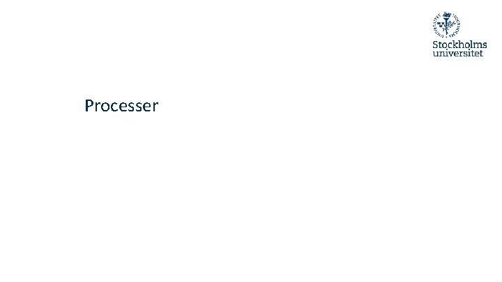 Processer 