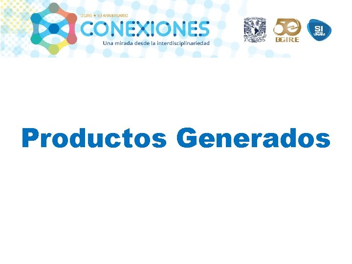 Productos Generados 