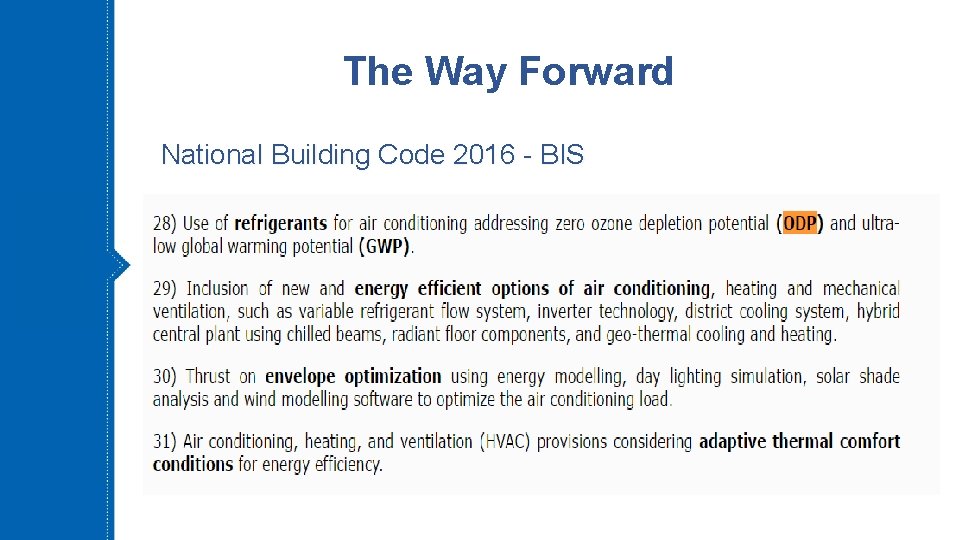 The Way Forward National Building Code 2016 - BIS 