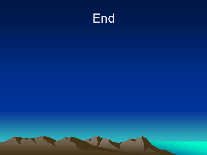 End End