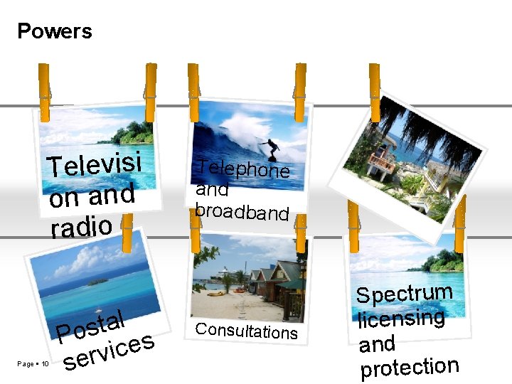 Powers Televisi on and radio Page 10 l a t s Po ces i