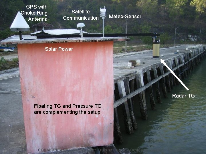GPS with Choke Ring Antenna Satellite Communication Meteo-Sensor Solar Power Radar TG Floating TG
