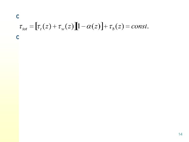 Conservation of momentum in the wave boundary layer --------Conservation of energy in the wave Conservation of momentum in the wave boundary layer --------Conservation of energy in the wave