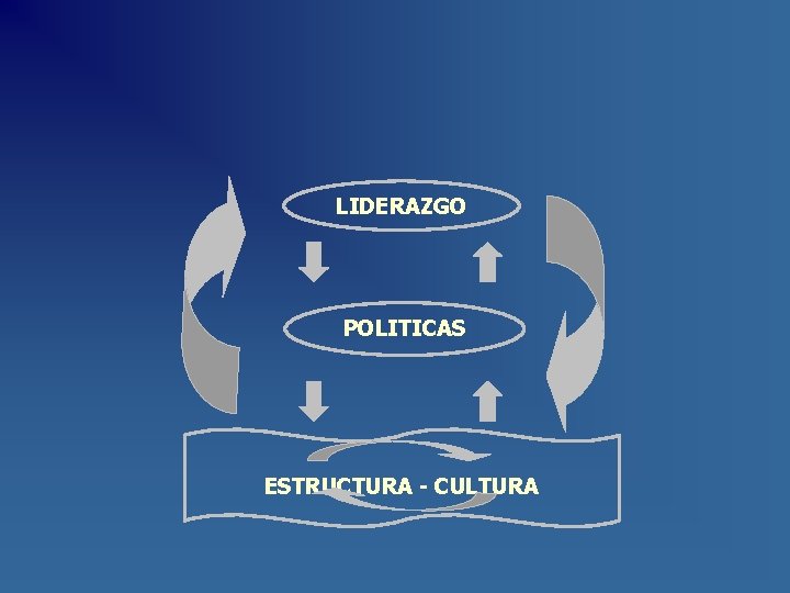 LIDERAZGO POLITICAS ESTRUCTURA - CULTURA 