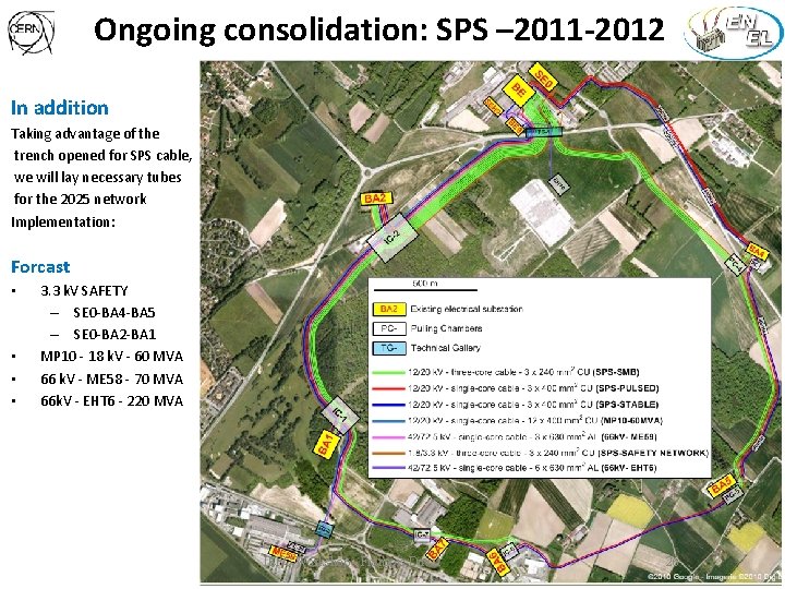 Ongoing consolidation: SPS – 2011 -2012 In addition Taking advantage of the trench opened