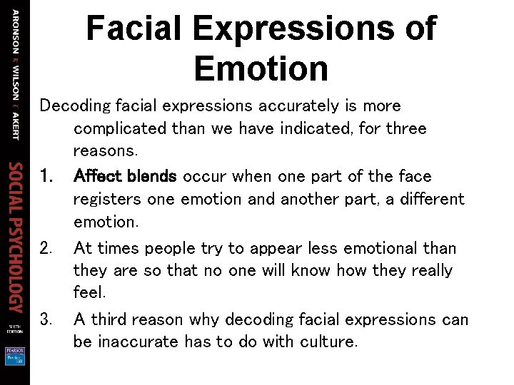 Facial Expressions of Emotion Decoding facial expressions accurately is more complicated than we have Facial Expressions of Emotion Decoding facial expressions accurately is more complicated than we have