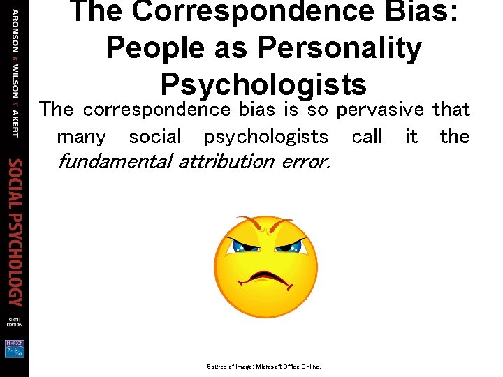 The Correspondence Bias: People as Personality Psychologists The correspondence bias is so pervasive that The Correspondence Bias: People as Personality Psychologists The correspondence bias is so pervasive that