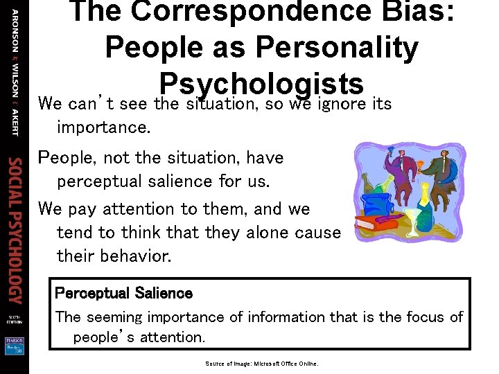 The Correspondence Bias: People as Personality Psychologists We can’t see the situation, so we The Correspondence Bias: People as Personality Psychologists We can’t see the situation, so we