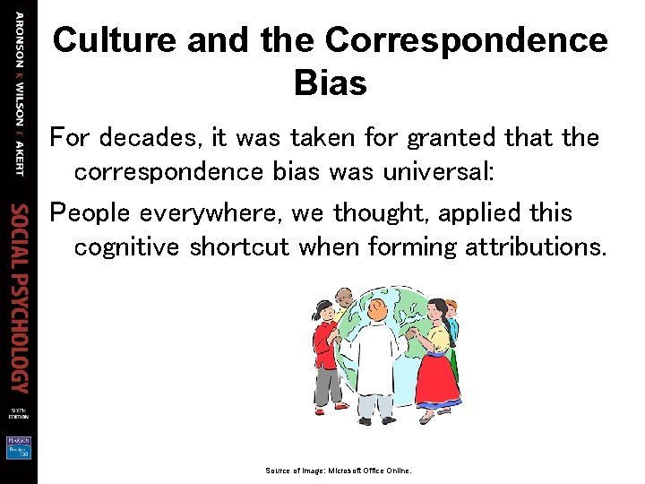 Culture and the Correspondence Bias For decades, it was taken for granted that the Culture and the Correspondence Bias For decades, it was taken for granted that the