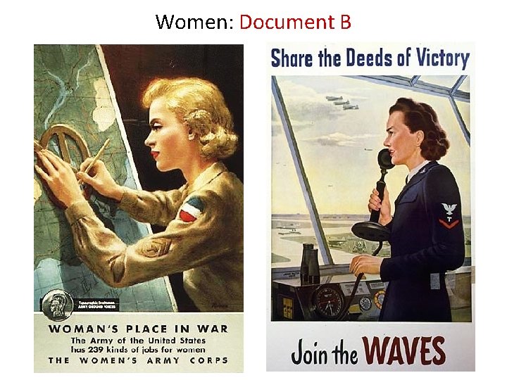 Women: Document B 