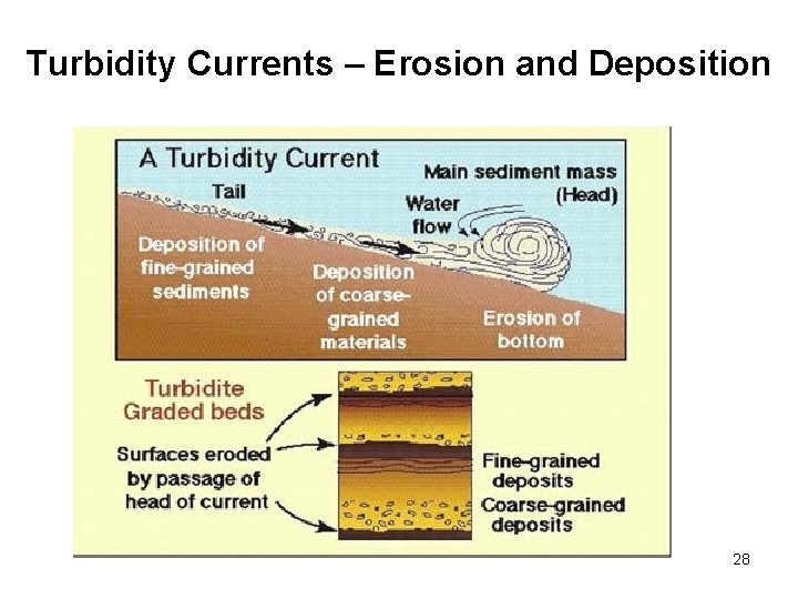 Turbidity Currents – Erosion and Deposition 28 