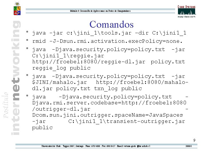 Mdulo 9 Desarrollo De Aplicaciones En Redes De