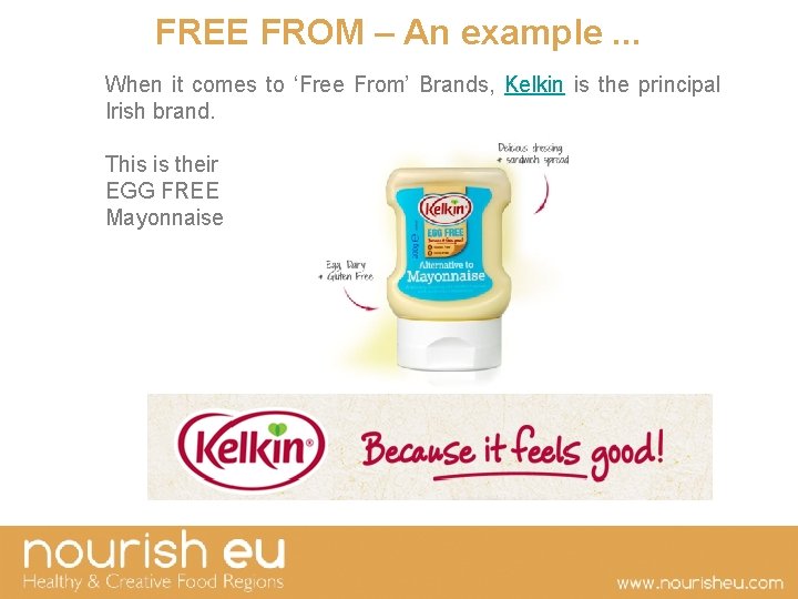 FREE FROM – An example. . . When it comes to ‘Free From’ Brands,