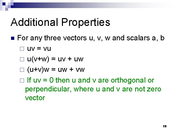 Mathematics For Graphics Objectives N Introduce The Elements