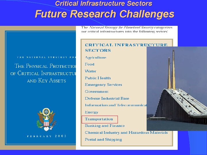 Critical Infrastructure Sectors Future Research Challenges 