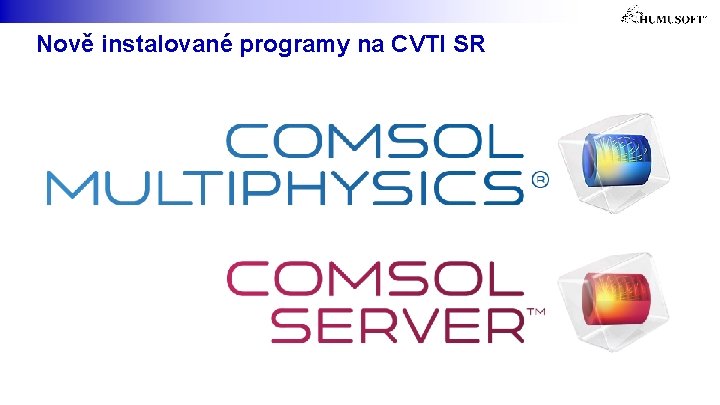 Nově instalované programy na CVTI SR 