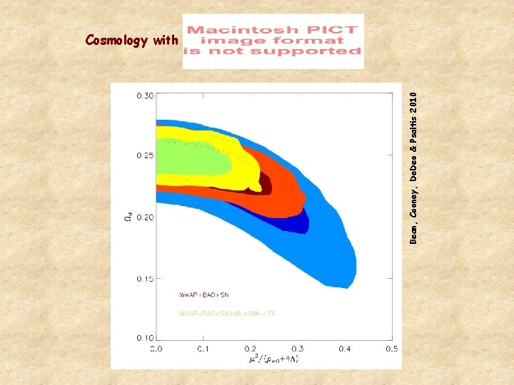 Bean, Cooney, De. Deo & Psaltis 2010 Cosmology with Bean, Cooney, De. Deo & Psaltis 2010 Cosmology with
