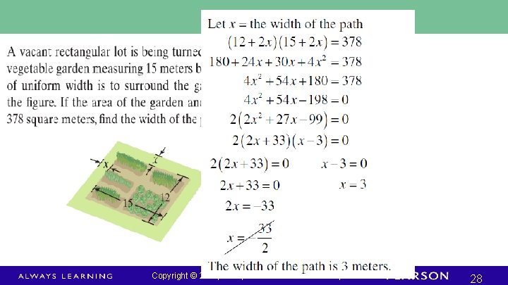 Copyright © 2014, 2010, 2007 Pearson Education, Inc. 28 