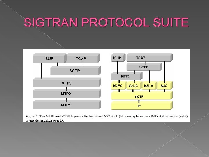 SIGTRAN PROTOCOL SUITE SIGTRAN PROTOCOL SUITE