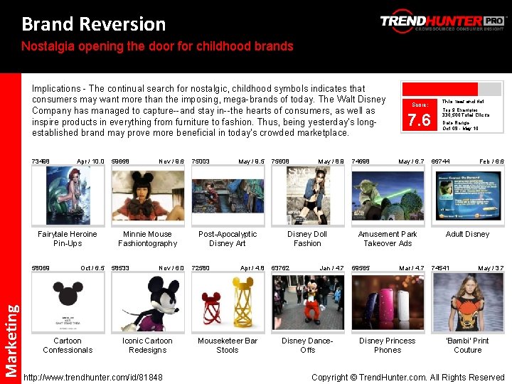 Brand Reversion Nostalgia opening the door for childhood brands Implications - The continual search