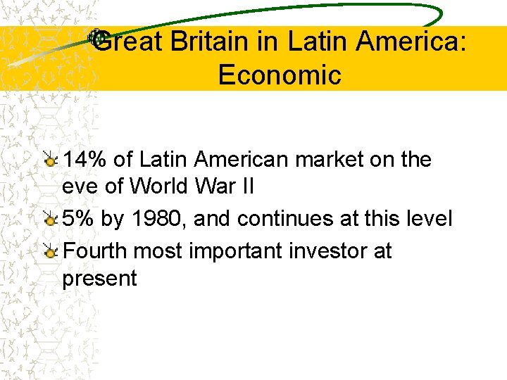 Great Britain in Latin America: Economic 14% of Latin American market on the eve Great Britain in Latin America: Economic 14% of Latin American market on the eve