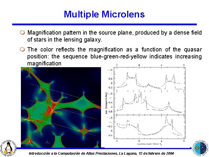 Multiple Microlens m Magnification pattern in the source plane, produced by a dense field