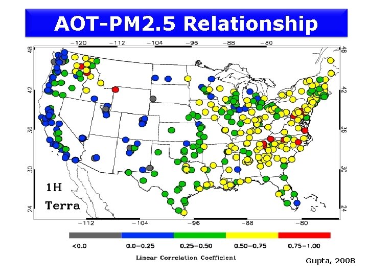 AOT-PM 2. 5 Relationship Gupta, 2008 