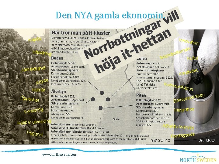 Den NYA gamla ekonomin. Kapital Utbildning Innova tion nativ r e t l a