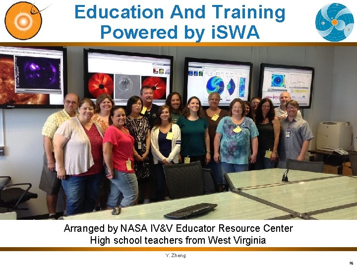 Education And Training Powered by i. SWA Arranged by NASA IV&V Educator Resource Center