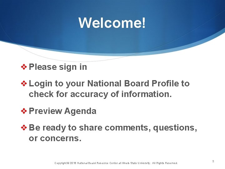 Welcome! v Please sign in v Login to your National Board Profile to check