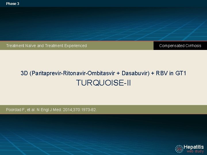 Phase 3 Treatment Naïve and Treatment Experienced Compensated Cirrhosis 3 D (Paritaprevir-Ritonavir-Ombitasvir + Dasabuvir)