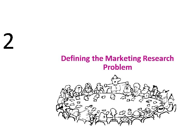 2 Defining the Marketing Research Problem 