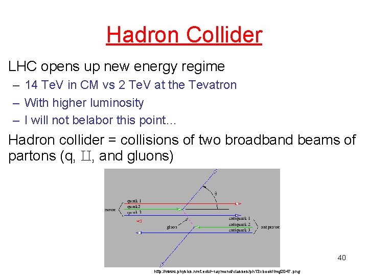 Hadron Collider LHC opens up new energy regime – 14 Te. V in CM