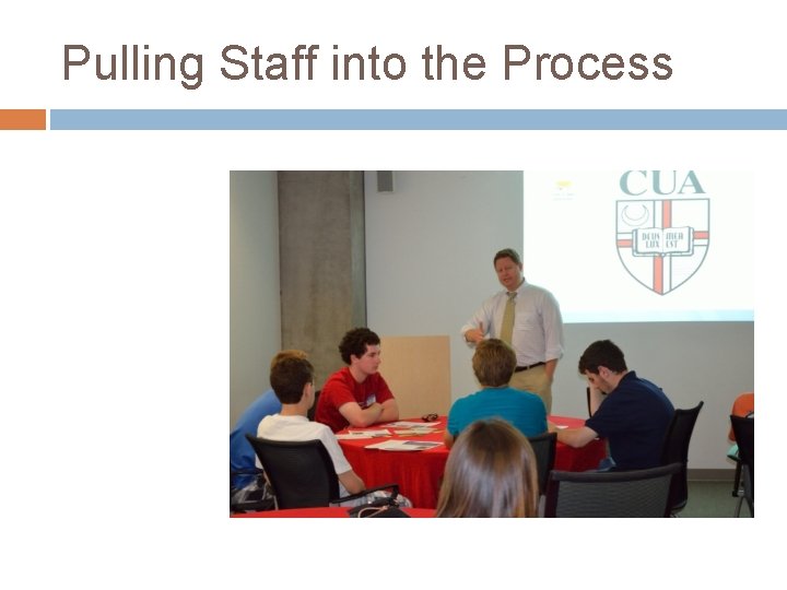 Pulling Staff into the Process 