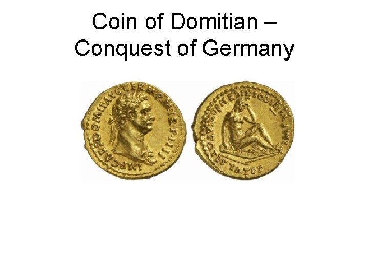 Coin of Domitian – Conquest of Germany 