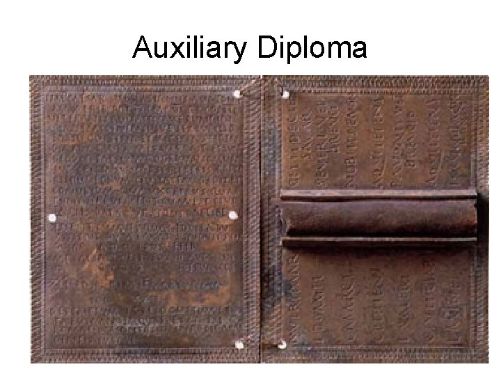 Auxiliary Diploma 