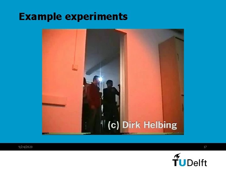Example experiments 9/24/2020 17 Example experiments 9/24/2020 17