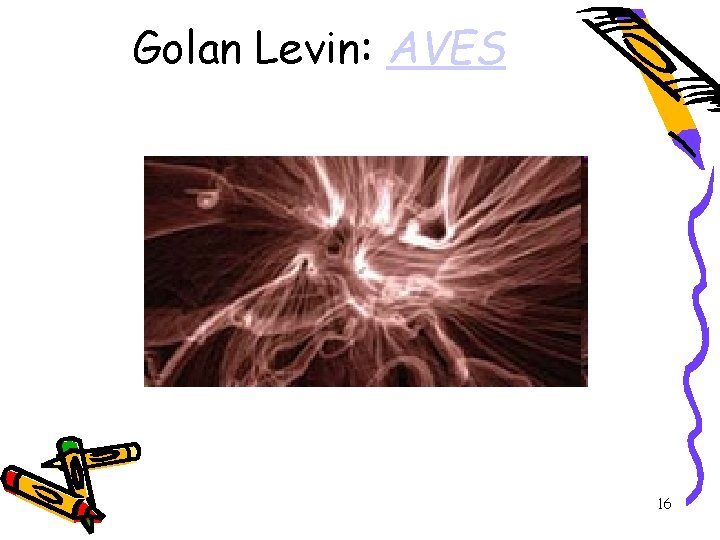 Golan Levin: AVES 16 